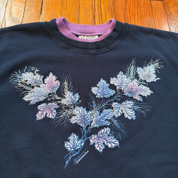 90’s Granny Morning Sun Vintage Crewneck Sweater - Picture 2 of 13